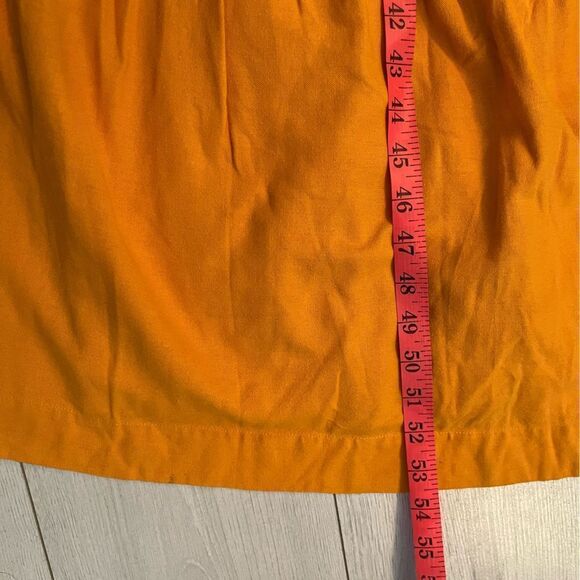 FARM Rio yellow one shoulder tiered maxi dress linen - Picture 15 of 15